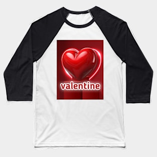 Valentine love tee design Baseball T-Shirt